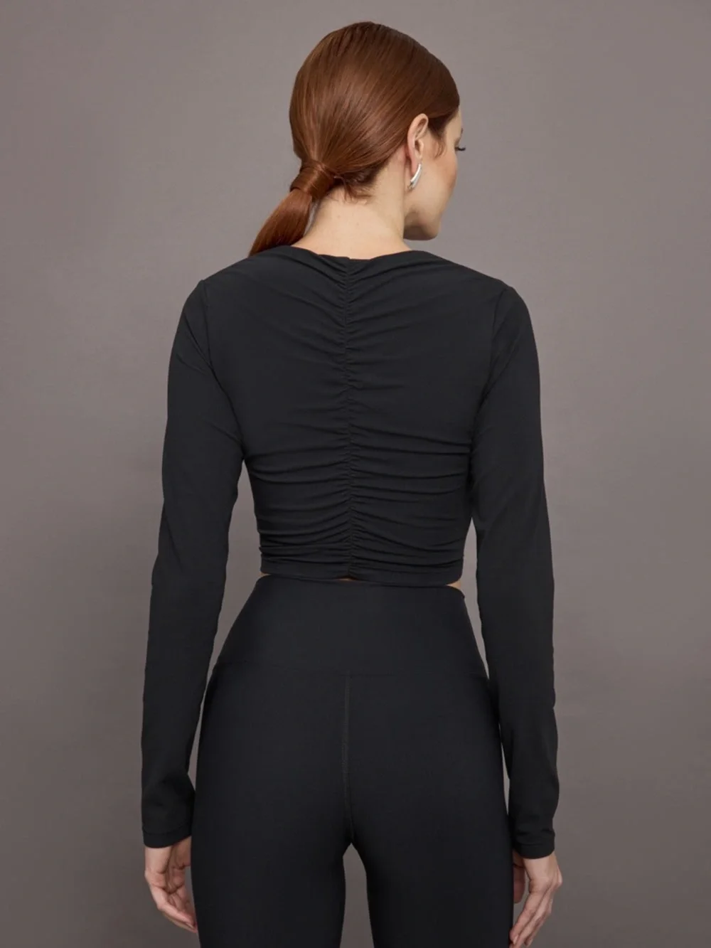 Carbon 38 Rosette Long Sleeve Top and leggings set - Picture 8 of 10